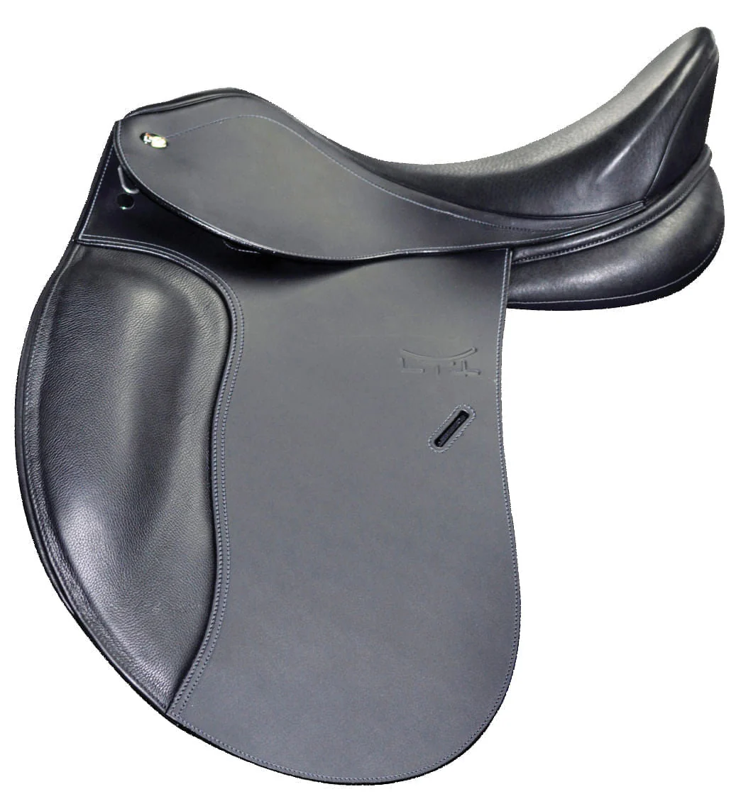 Letek Plus Dressage Saddle, Black - Nail Gallerys