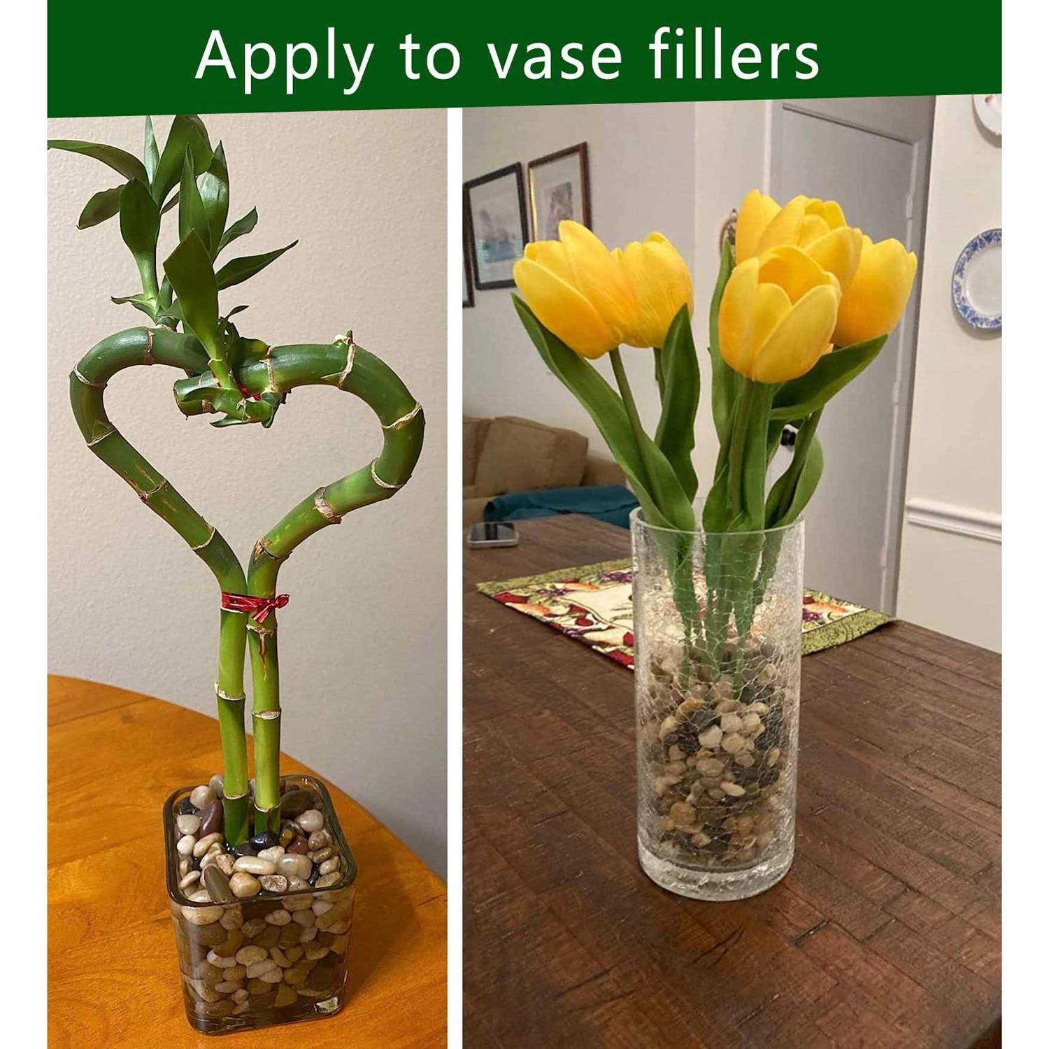 Voulosimi River Rock Stones Natural Decorative Polished Mixed Pebbles Gravel,Outdoor Decorative Stones for Plant Aquariums - Nail Gallerys