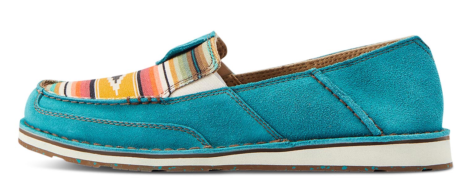 Ariat Women's Cruisers, Teal & Suede - Nail Gallerys