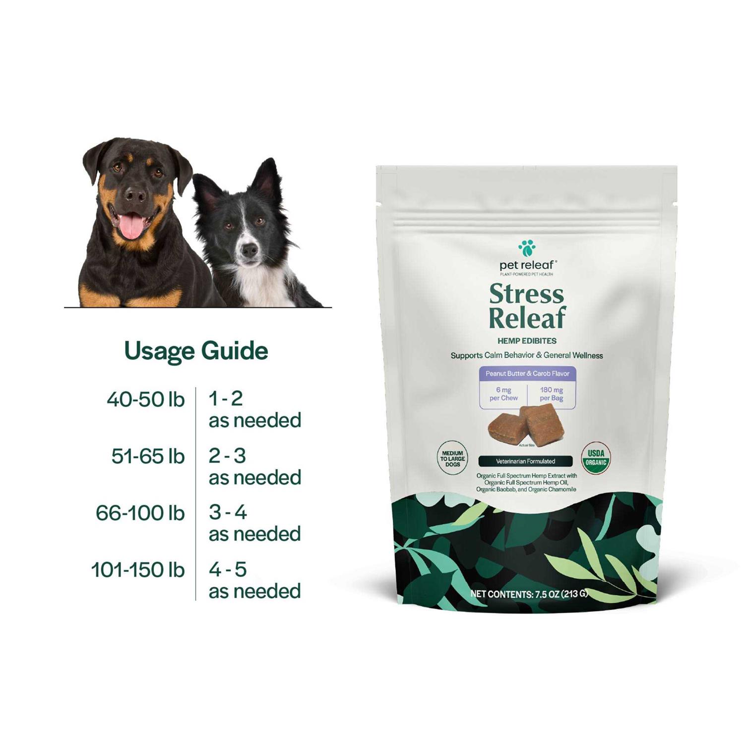 Pet Releaf Stress Releaf Peanut Butter Carob - Nail Gallerys
