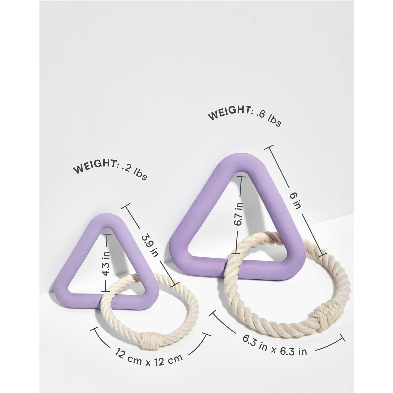 Wild One Triangle Tug Dog Toy - Nail Gallerys