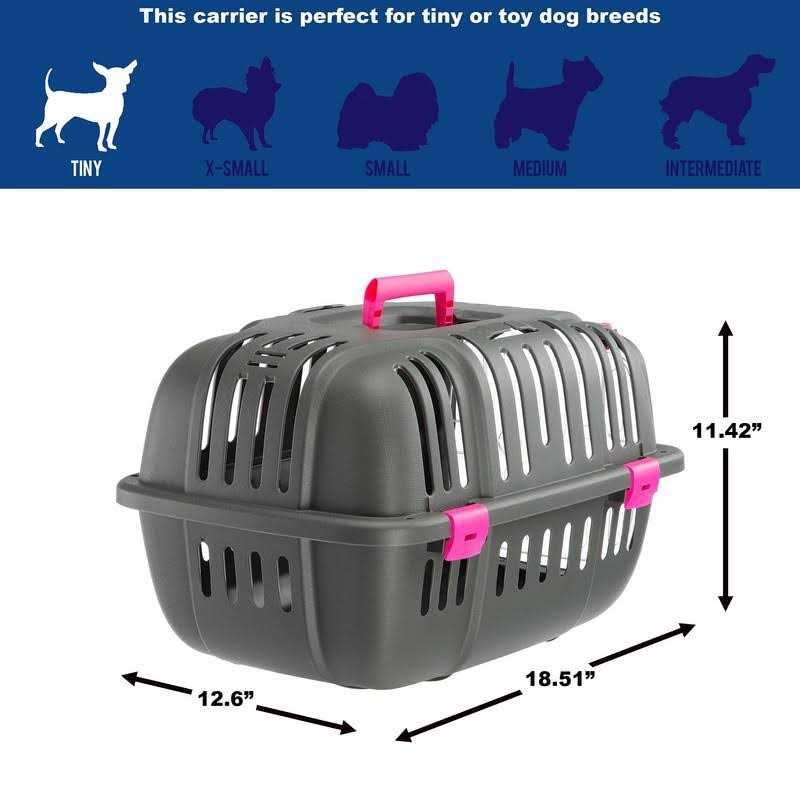 Ferplast Jet Pet Carrier Value Dog Carrier Suitable for XS Dog Breeds & Small Cats - Nail Gallerys