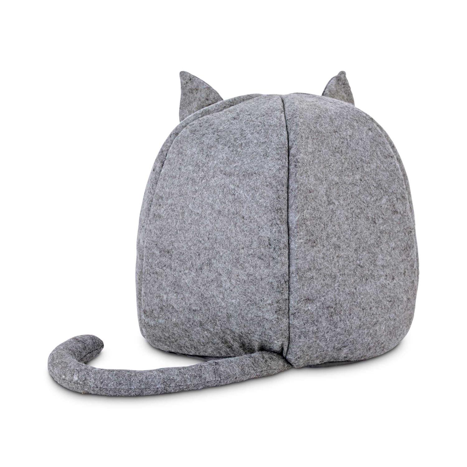 EveryYay Snooze Fest Fellow Feline Hooded Igloo Cat Bed - Nail Gallerys