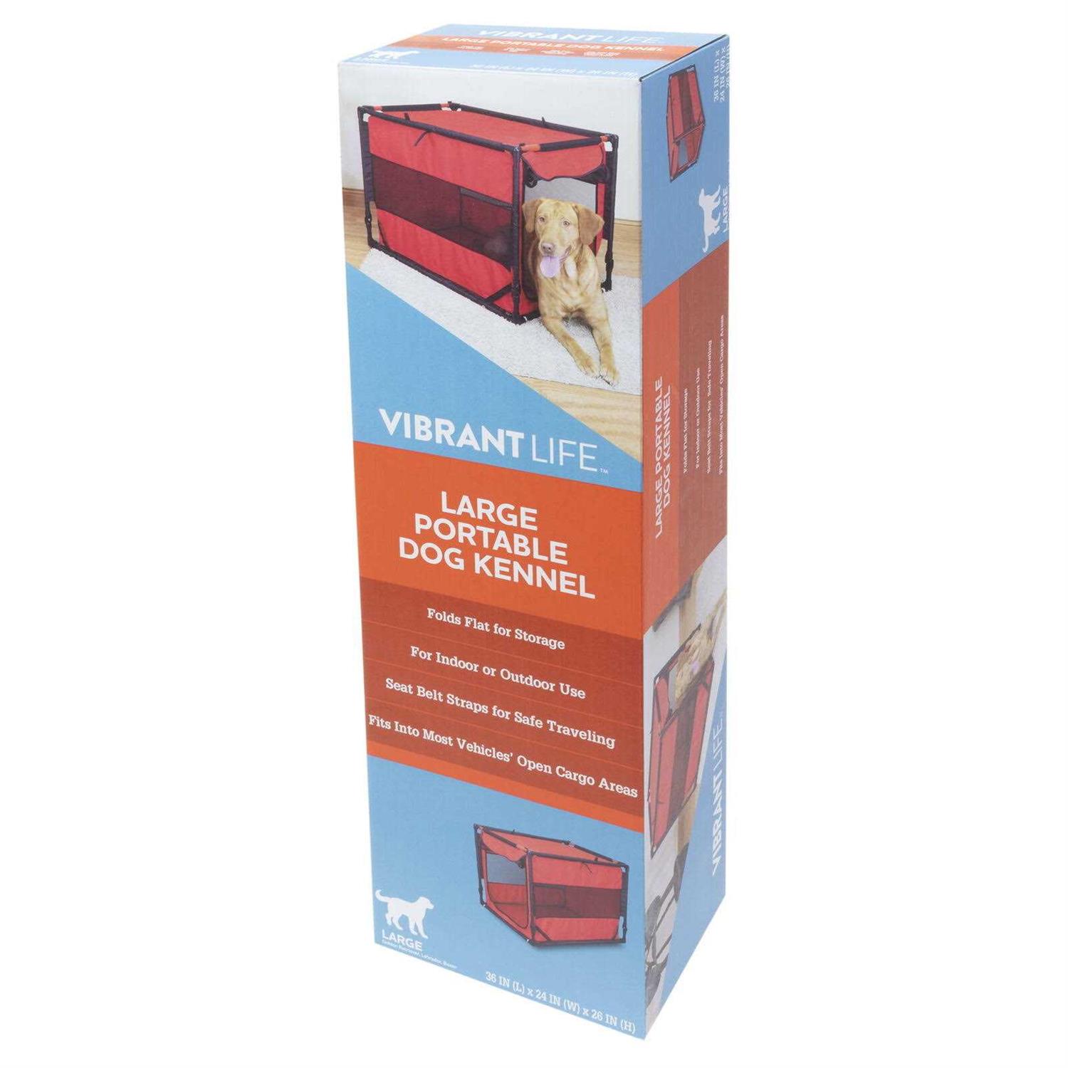 Vibrant Life Large Portable Dog Kennel - Nail Gallerys