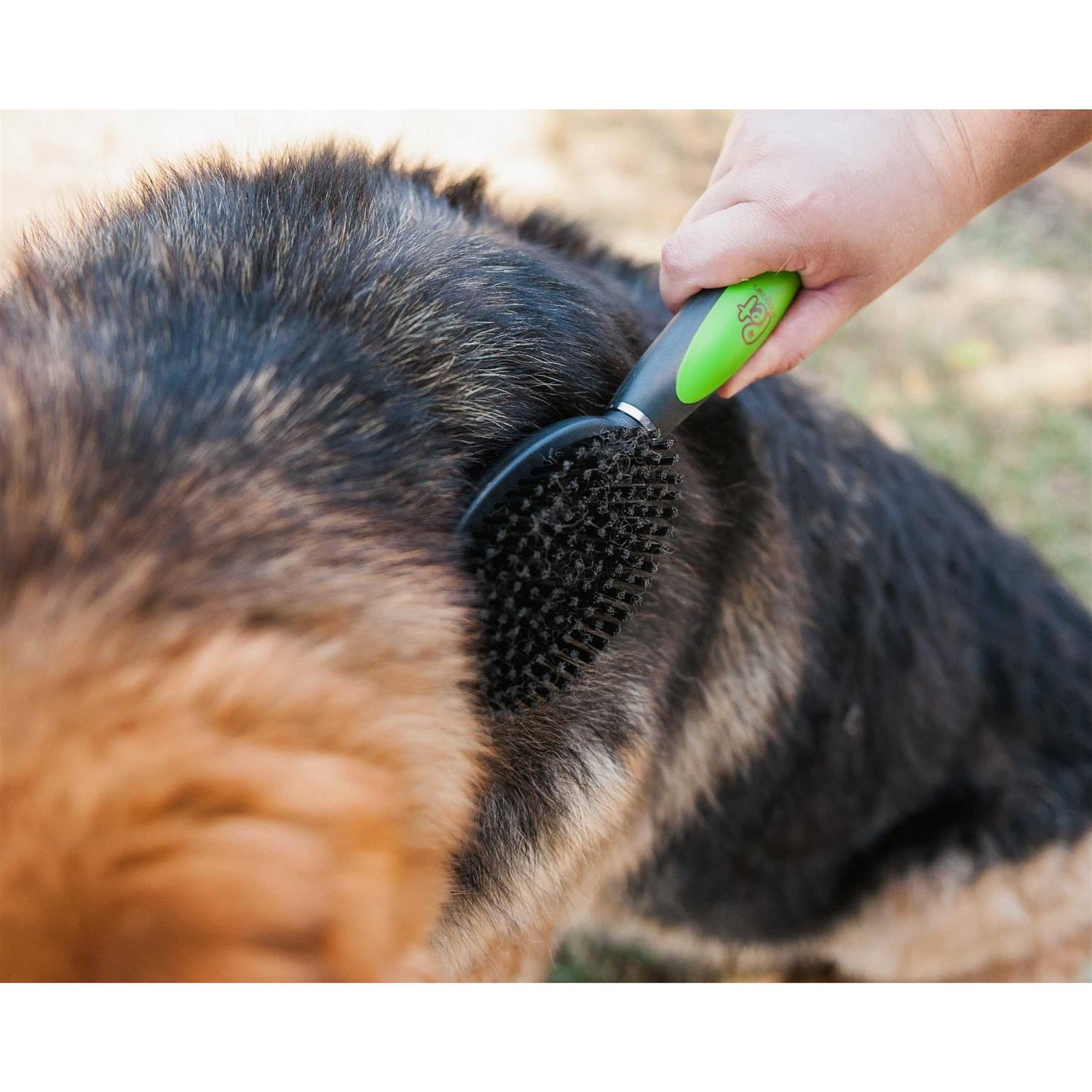 Pet Magasin Professional Grooming Brushes Double Sided Brush Long Tooth Undercoat Dog Rake & De-Matting Comb for Dogs - Nail Gallerys