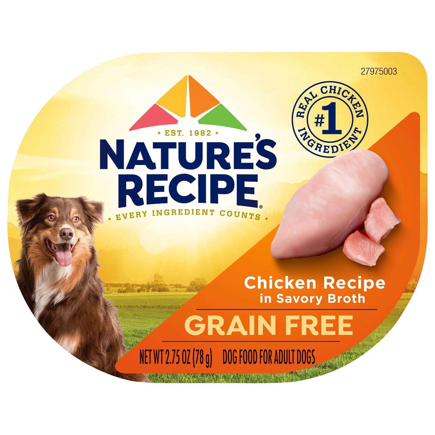 Nature’s Recipe Grain Free Chicken Recipe in Broth Wet Dog Food - Nail Gallerys