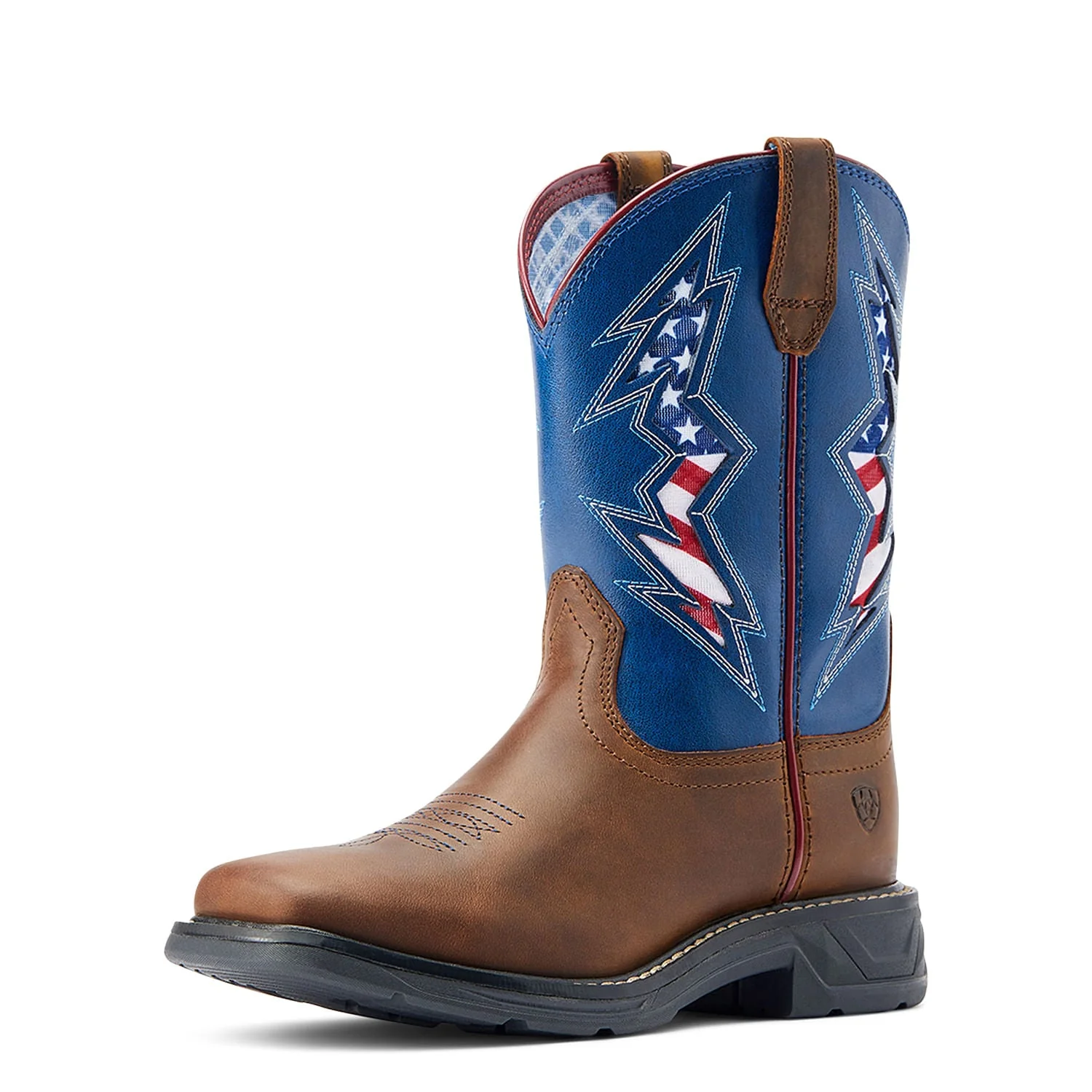 Ariat Youth WorkHog XT VentTEK Bolt Western Boot - Nail Gallerys