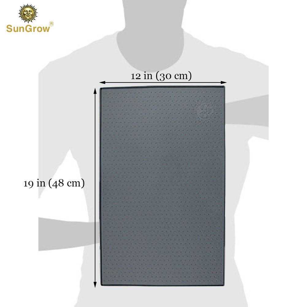 SunGrow Silicone Pet Feeding Mat, with Raised Edges, No Skid Food Mat for Dogs, Cats, Rabbits and More - Nail Gallerys