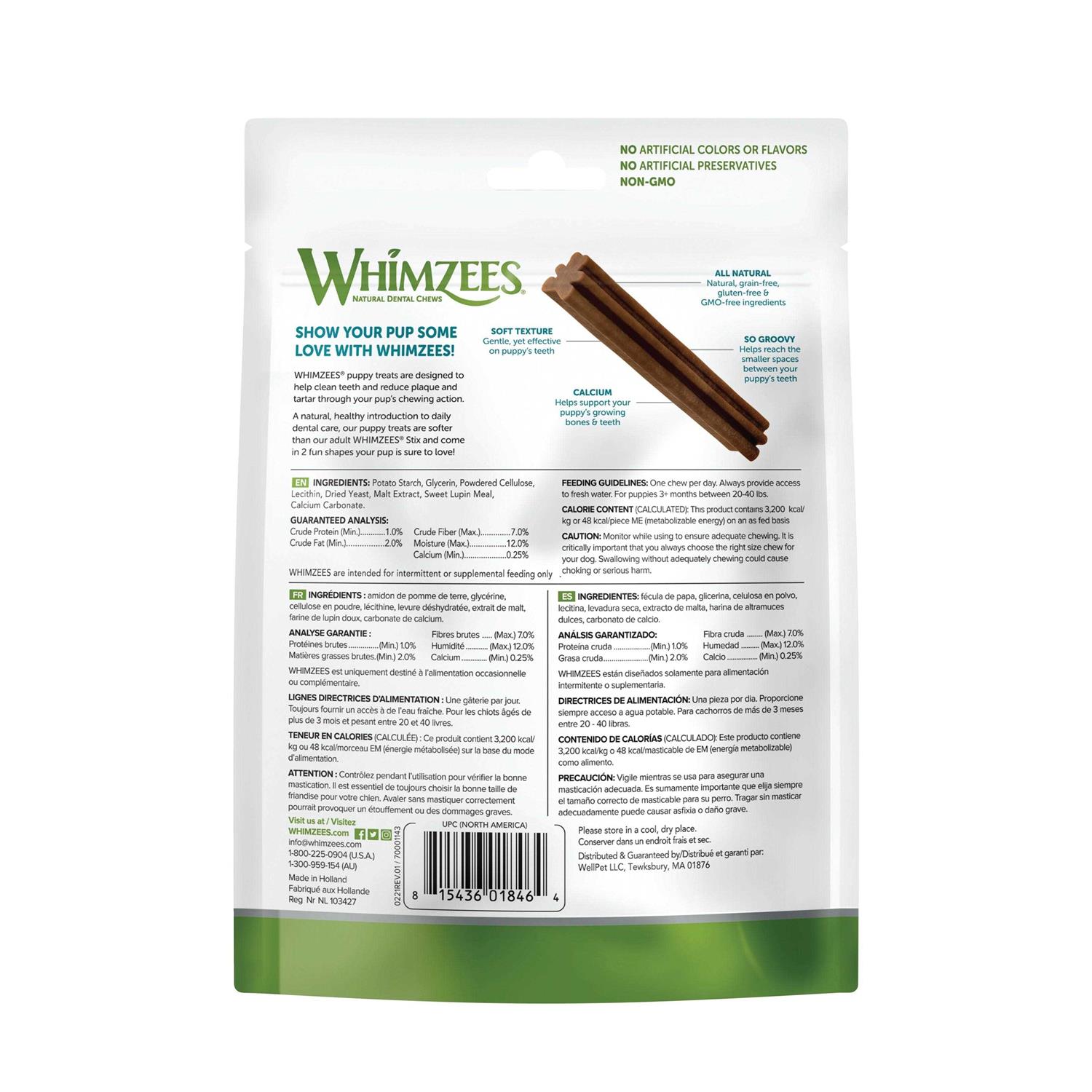 Whimzees Dental Puppy Treats - Nail Gallerys