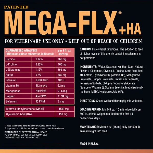Mega-Flx +HA Equine Joint & Muscle Supplement - Nail Gallerys