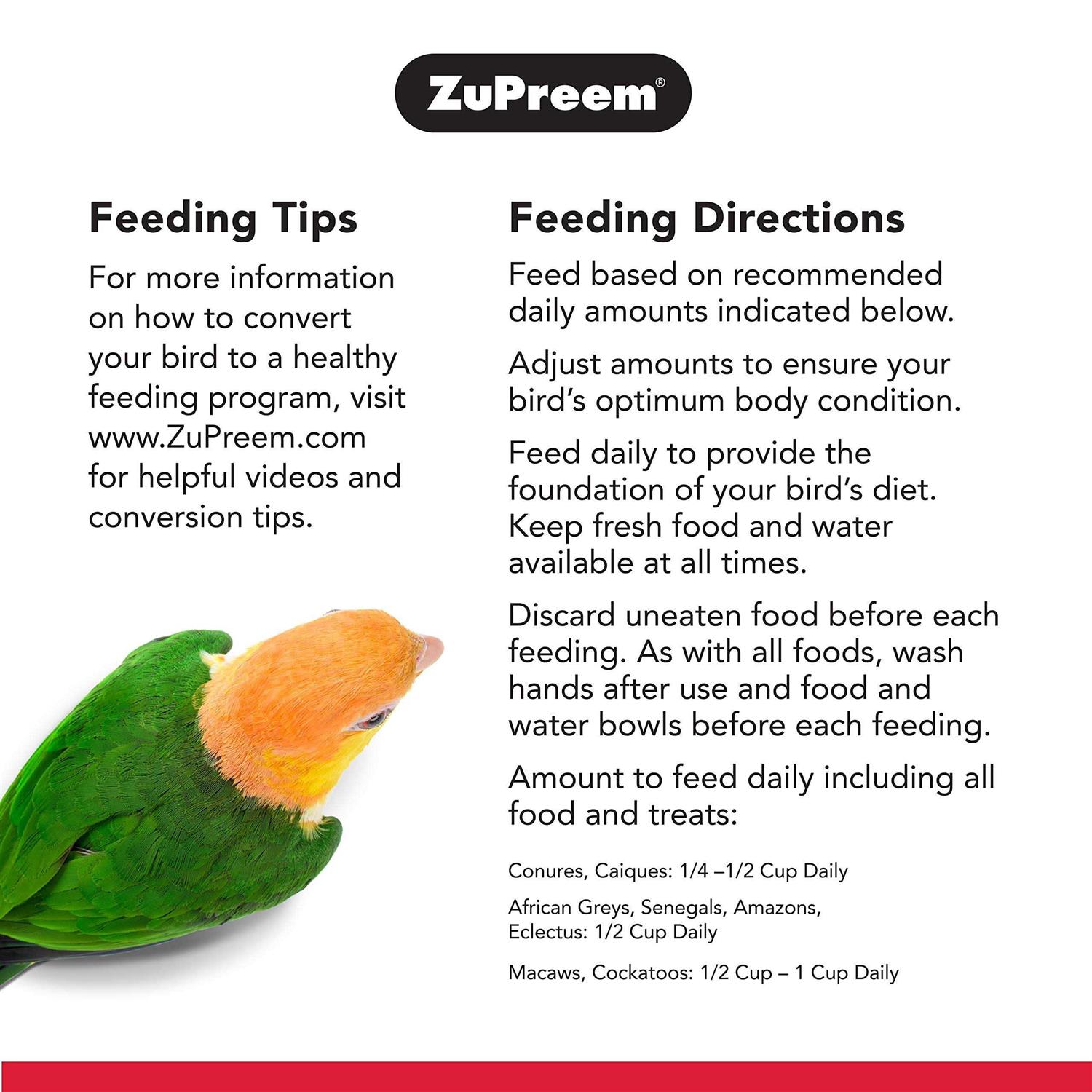 ZuPreem NutBlend Flavor Bird Food - Nail Gallerys