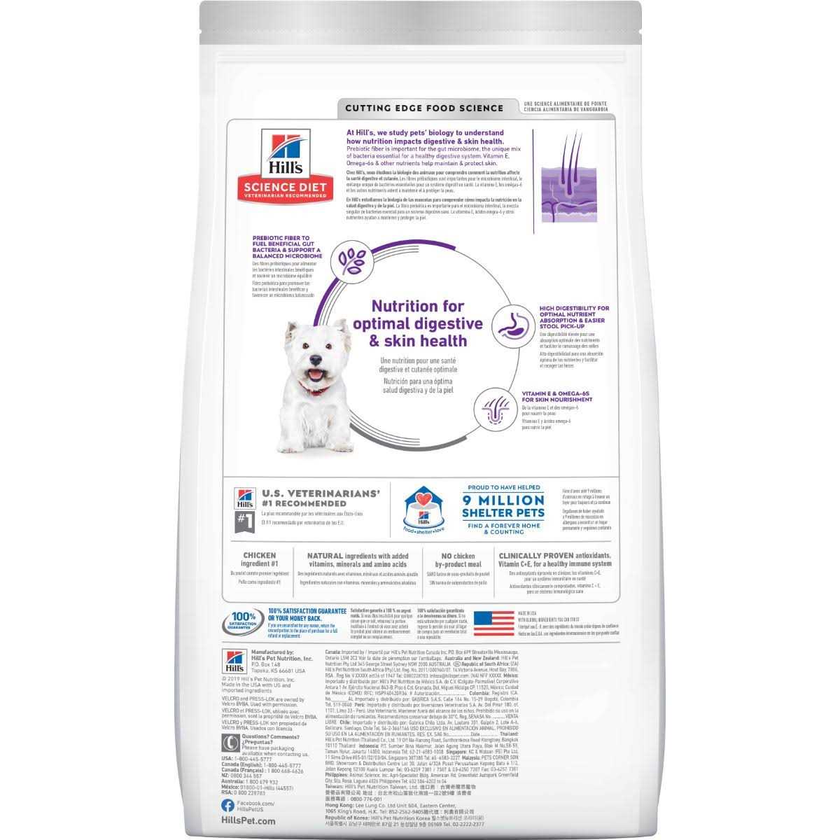 Hill’s Science Diet Adult Sensitive Stomach & Skin Small Bites Dry Dog Food - Nail Gallerys