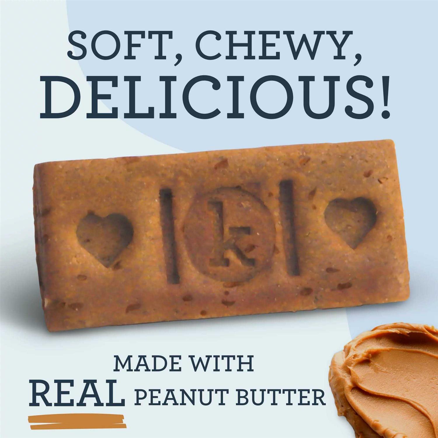 Kradle Calming Bliss Soft Bake Dog Bars Peanut Butter Bacon Flavor - Nail Gallerys