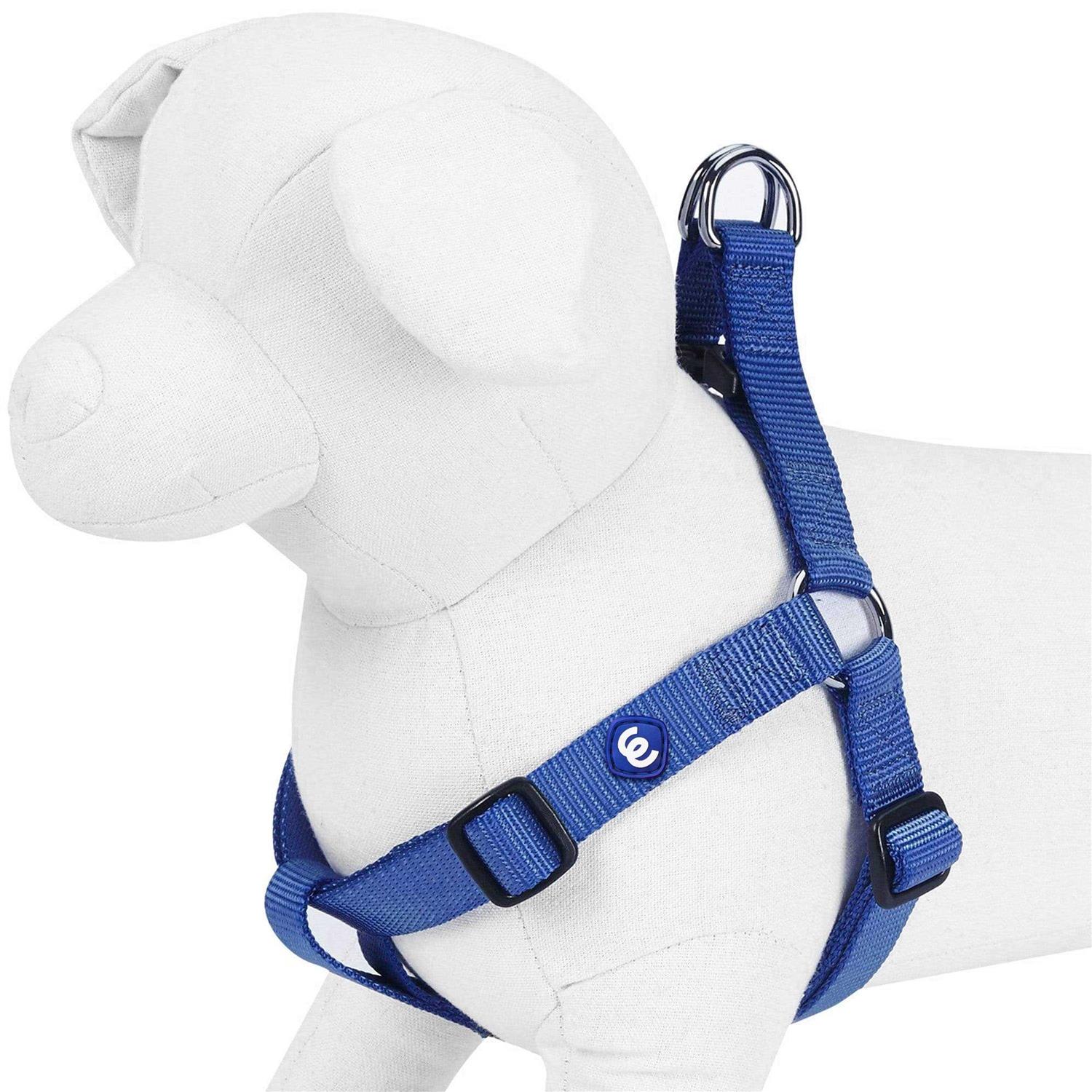 Blueberry Pet Essentials Classic Durable Solid Nylon Step-In Dog Harness - Nail Gallerys