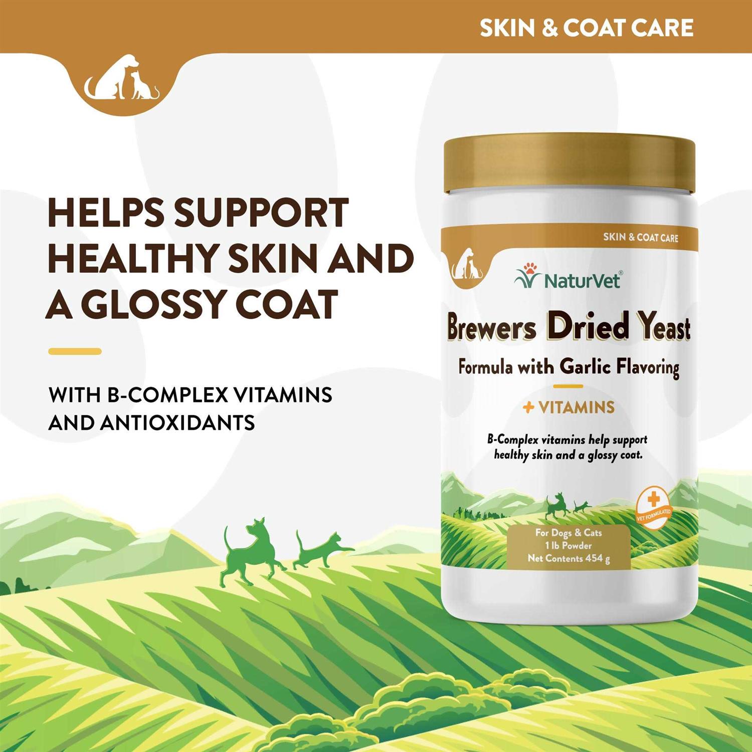 NaturVet Brewer’s Yeast & Garlic Powder - Nail Gallerys