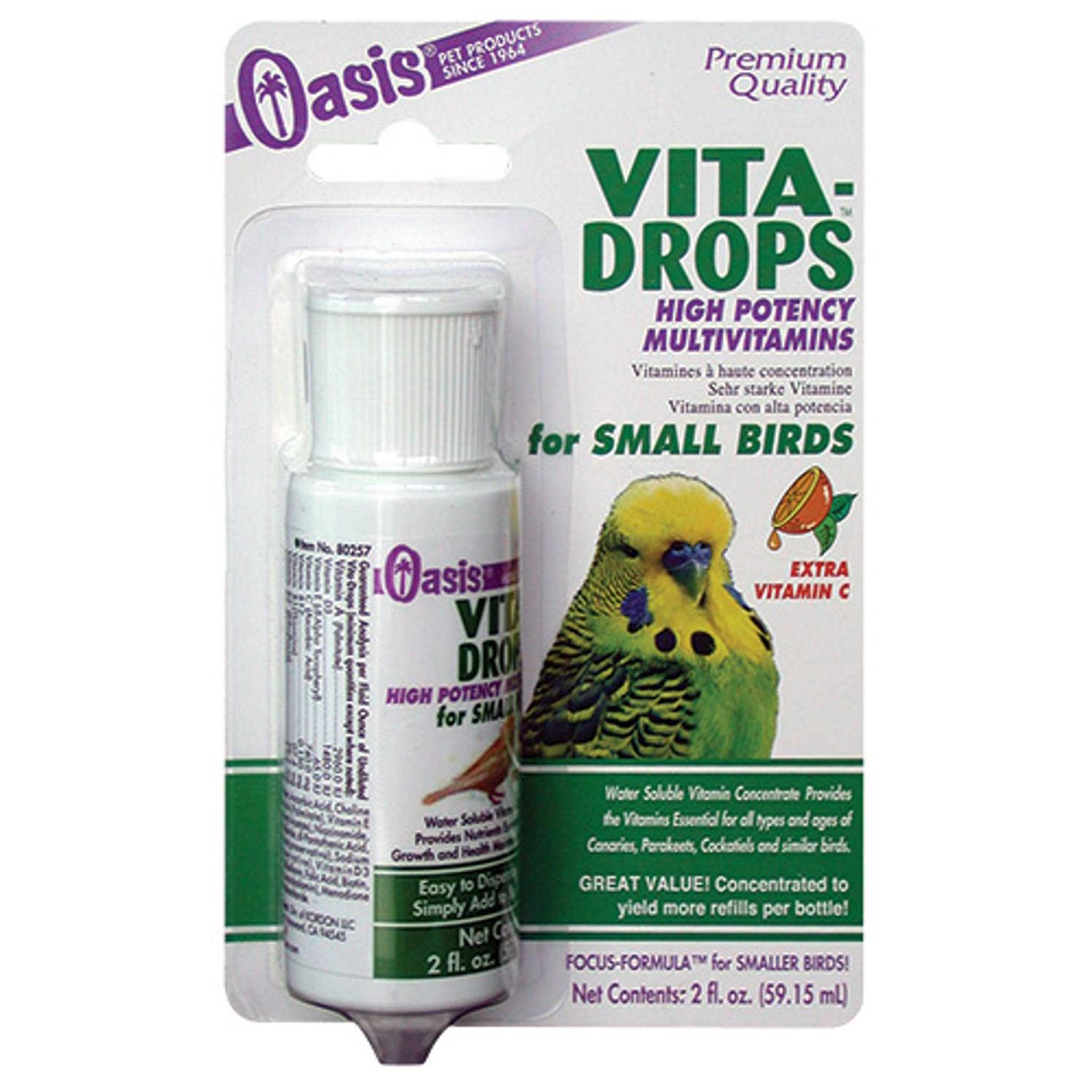 Oasis Vita Drops for Small Birds - Nail Gallerys