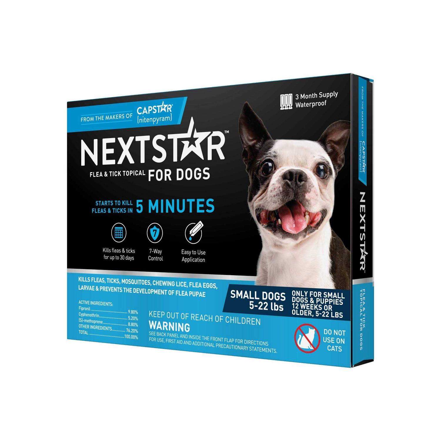 Nextstar Flea & Tick Topical for Small Dogs 5-22 lbs - Nail Gallerys