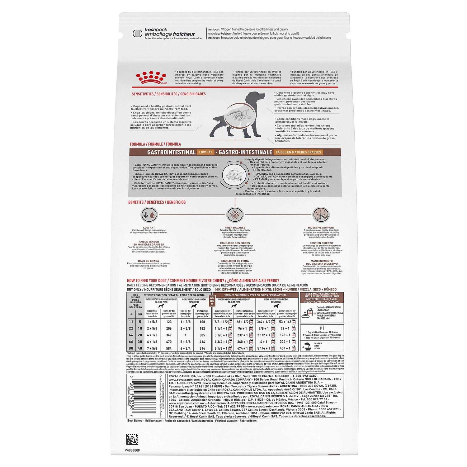 Royal Canin Veterinary Diet Gastrointestinal Low Fat Dry Dog Food - Nail Gallerys