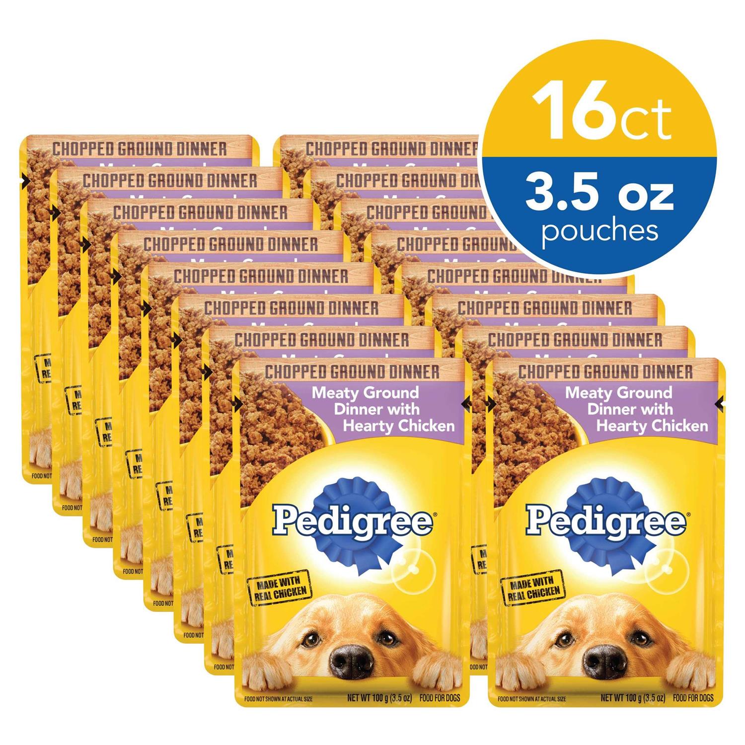 Pedigree Wet Dog Food Chopped Ground Dinner - Nail Gallerys