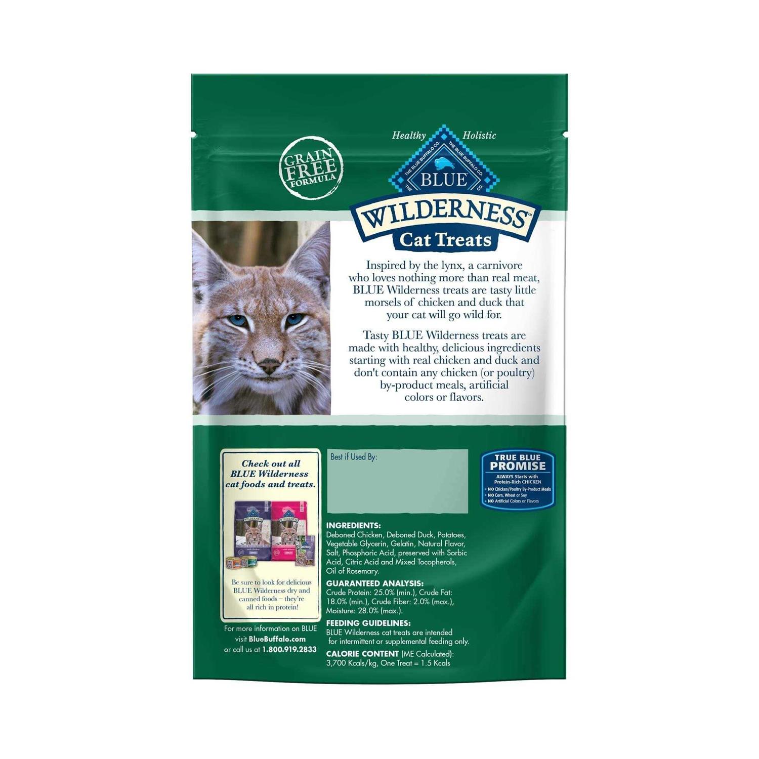 Blue Buffalo Wilderness Chicken & Duck Grain-Free Cat Treats - Nail Gallerys
