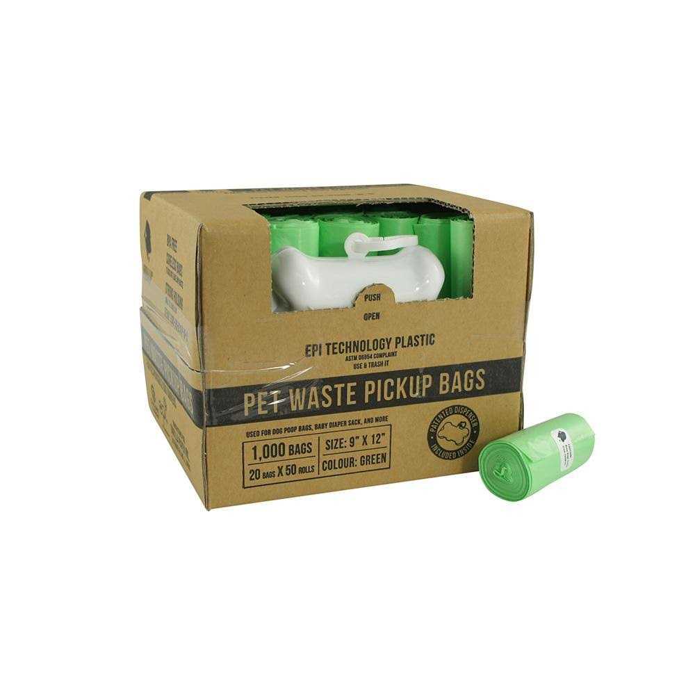 Gorilla Supply Dog Poop Waste Bags with Dispenser and Leash Tie - Nail Gallerys