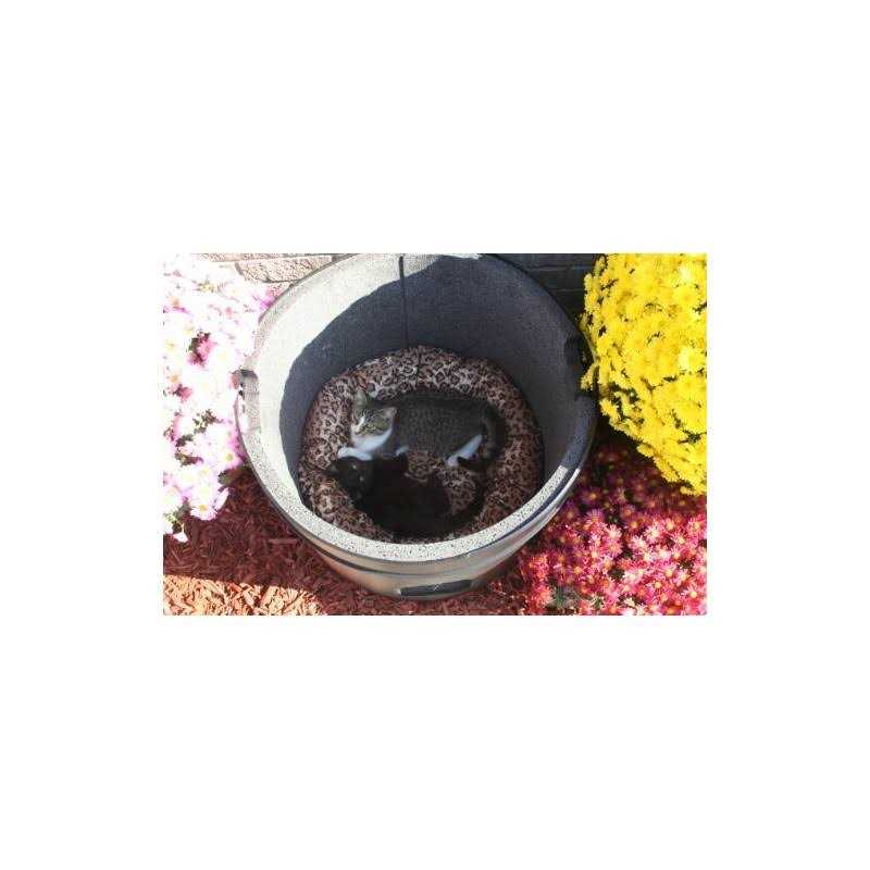 Keg A Tube & Kitty Tube LLC The Kitty Tube-Durable Outdoor Ultra Insulated Cat House with Pillow - Nail Gallerys