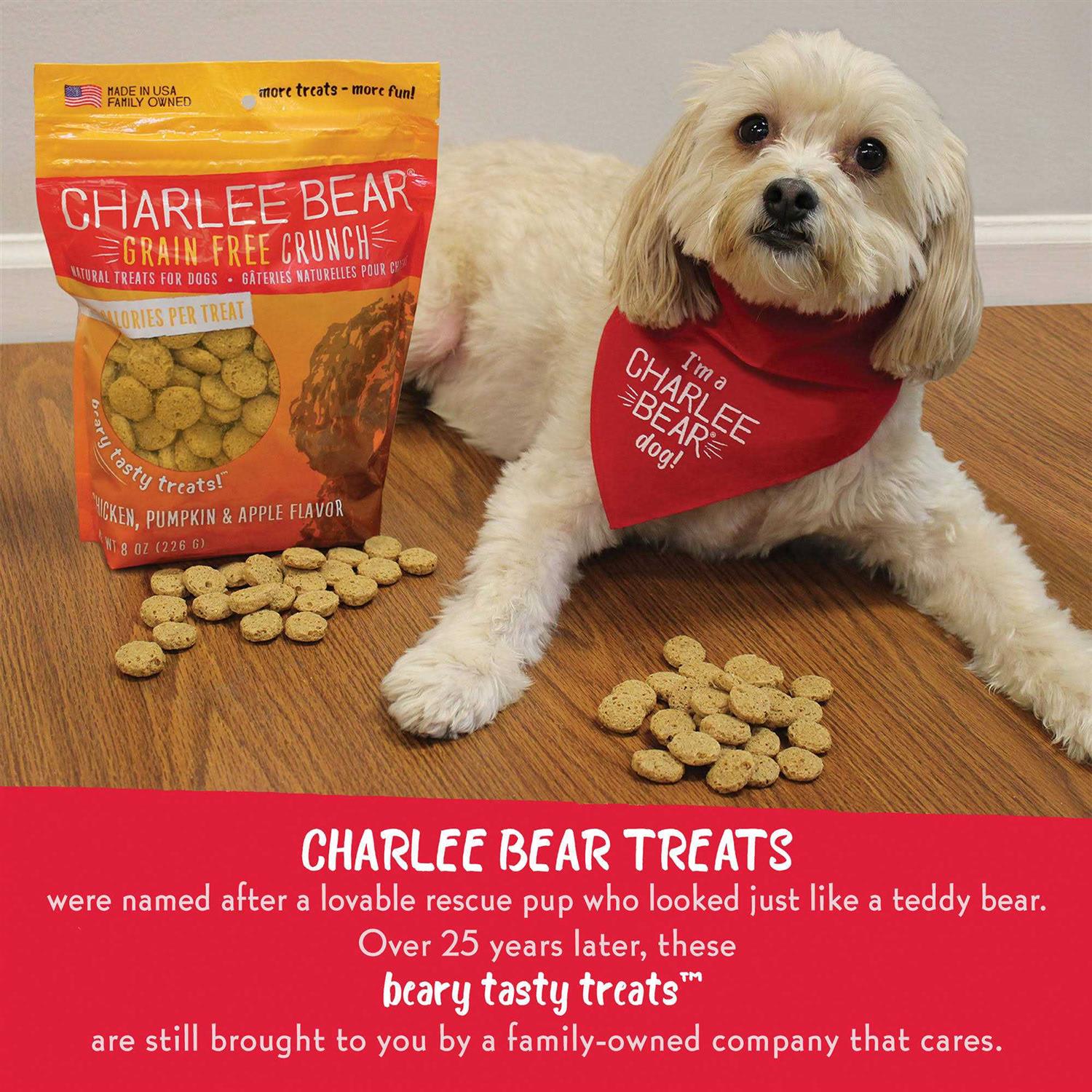 Charlee Bear Grain Free Crunch Dog Treats - Nail Gallerys
