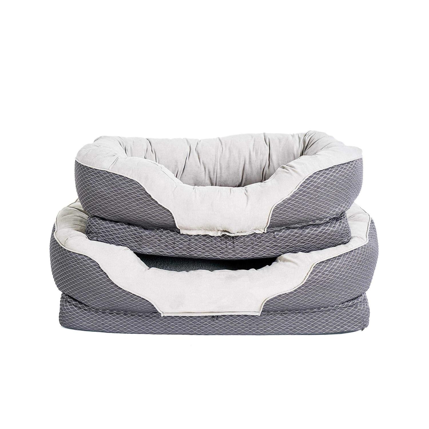 BarksBar Gray Orthopedic Dog Bed - Nail Gallerys