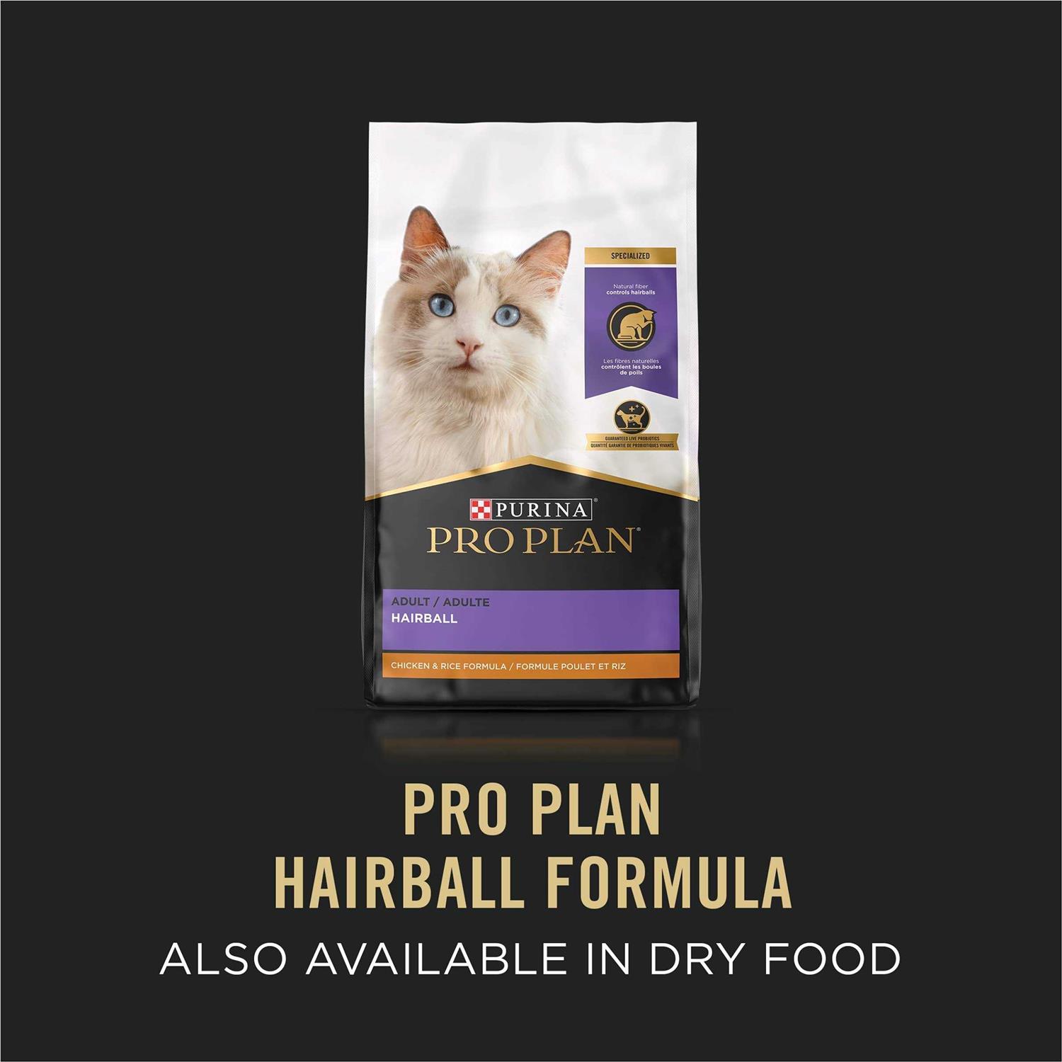 Purina Pro Plan Hairball Control Cat Food Wet Pate - Nail Gallerys