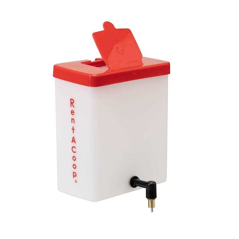 RentACoop 64oz Small Animal Drinker with No-Drip Brass Nozzle - Nail Gallerys