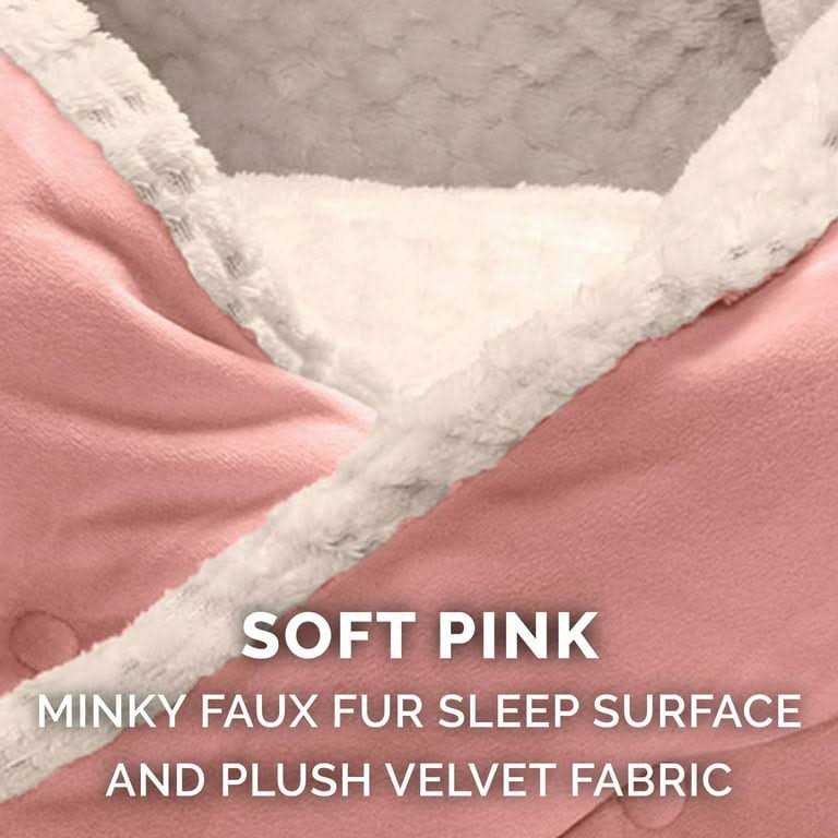 FurHaven Minky Faux Fur Velvet Calming Hug Bed - Nail Gallerys
