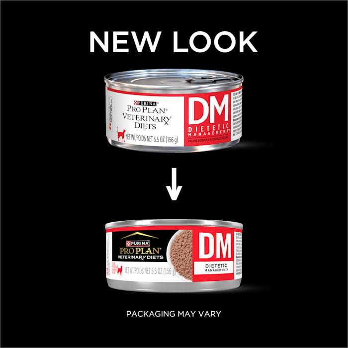 Purina Pro Plan Veterinary Diets Dm Dietetic Management Feline Formula Cat Food 5.5 Oz. Can - Nail Gallerys