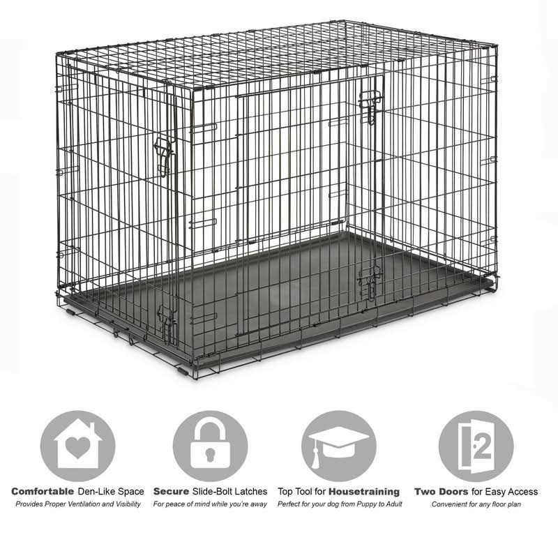 New World Pet Products New World Pet Newly Enhanced Single Door New World Dog crate - Nail Gallerys