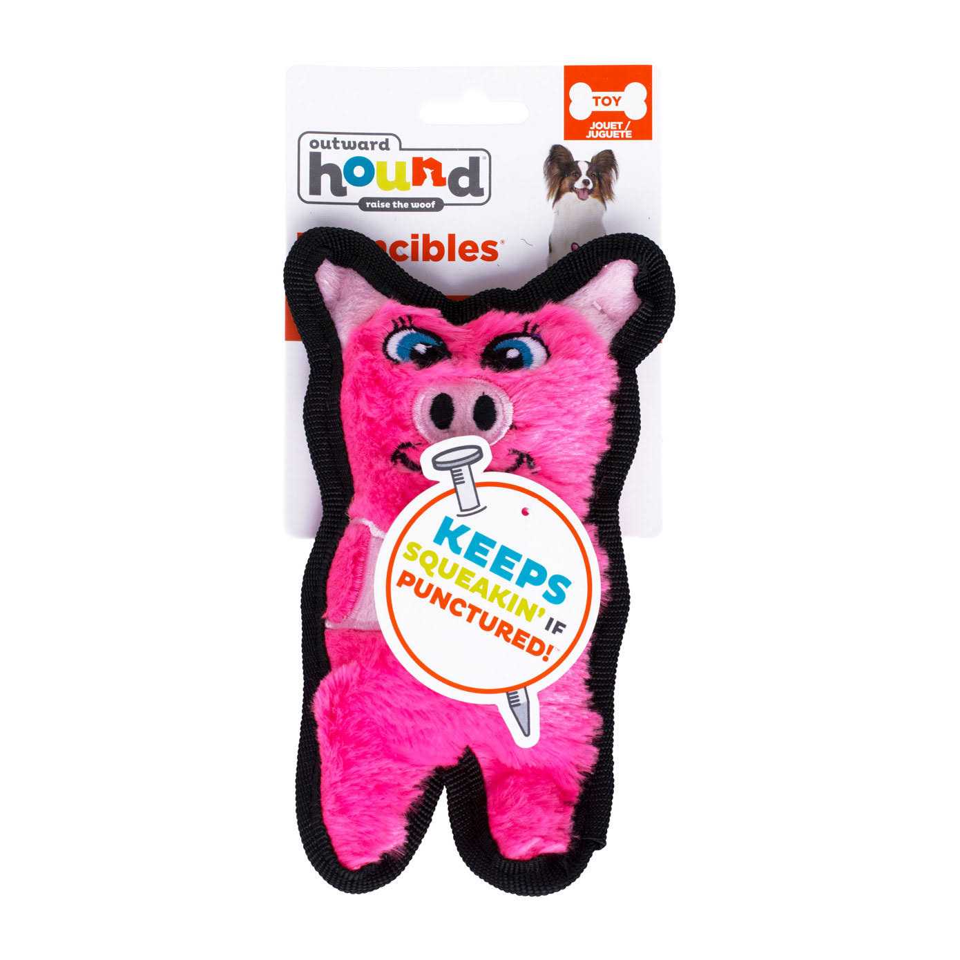 Outward Hound Invincibles Mini Pig Dog Toy - Nail Gallerys