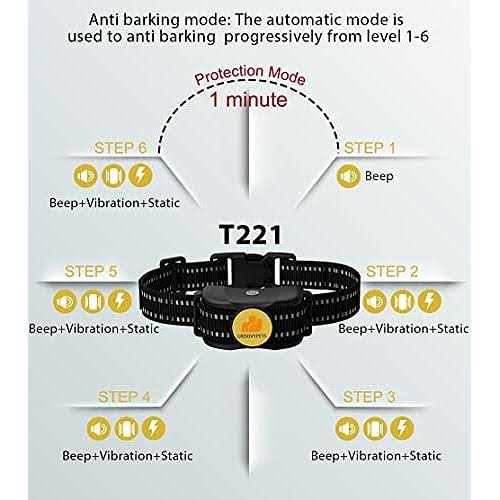 GroovyPets 650 Yard Auto Anti-bark Remote Dog Training Shock Collar - Nail Gallerys