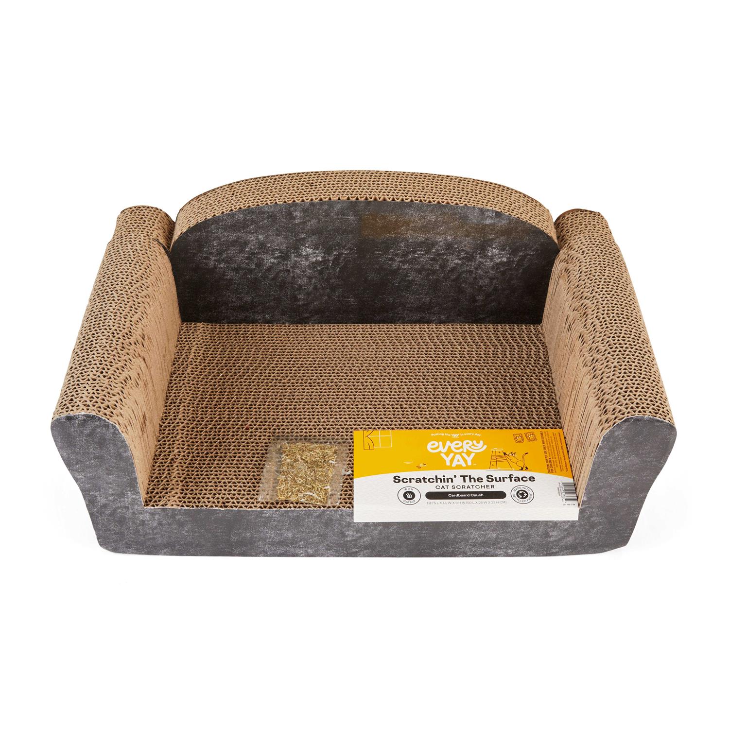 EveryYay Assorted Scratchin The Surface Cardboard Couch Cat Scratcher - Nail Gallerys