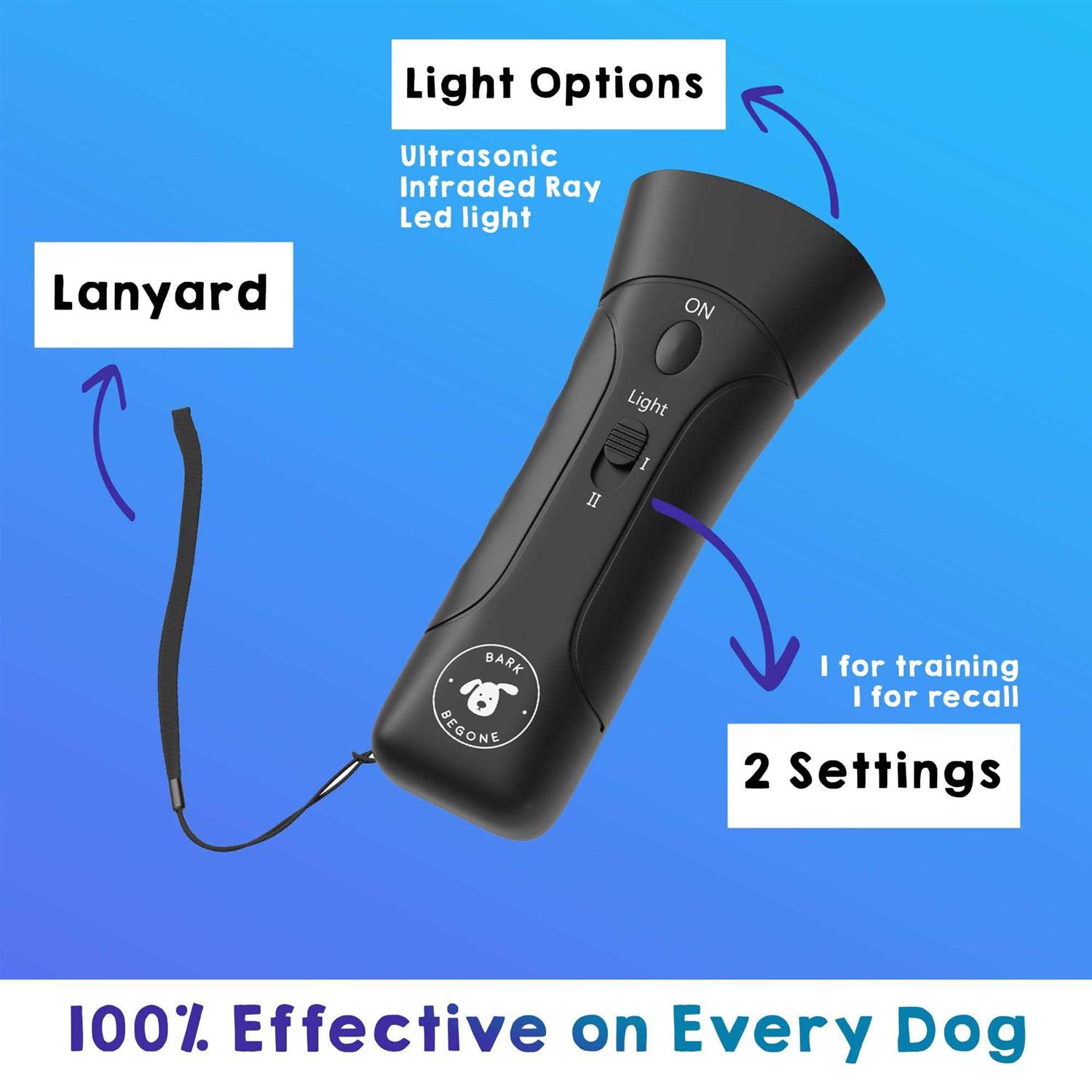 Stop Barking Device Bark Begone Ultrasonic Dog Trainer - Nail Gallerys