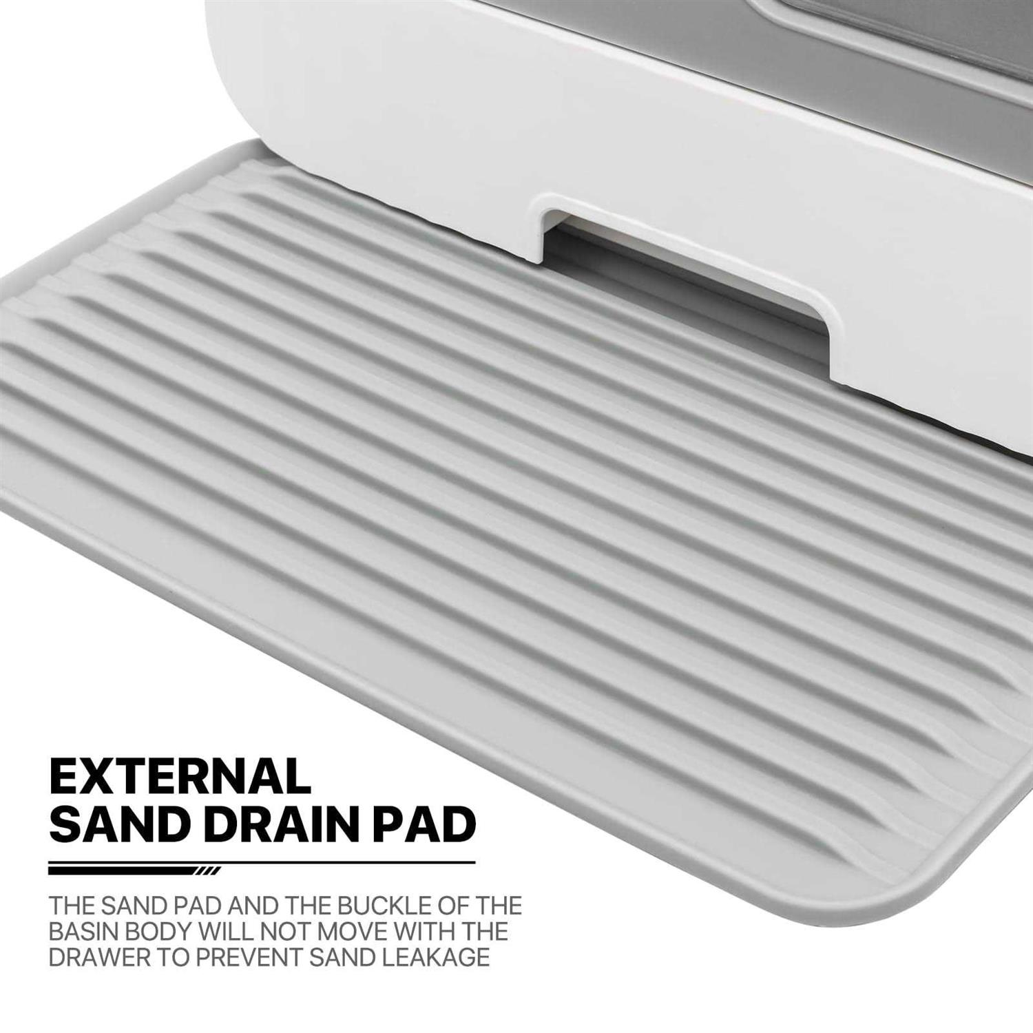 Monibloom Hooded Litter Box Fully Enclosed Splash-Proof Cat Litterbox with Litter Catcher Mat - Nail Gallerys