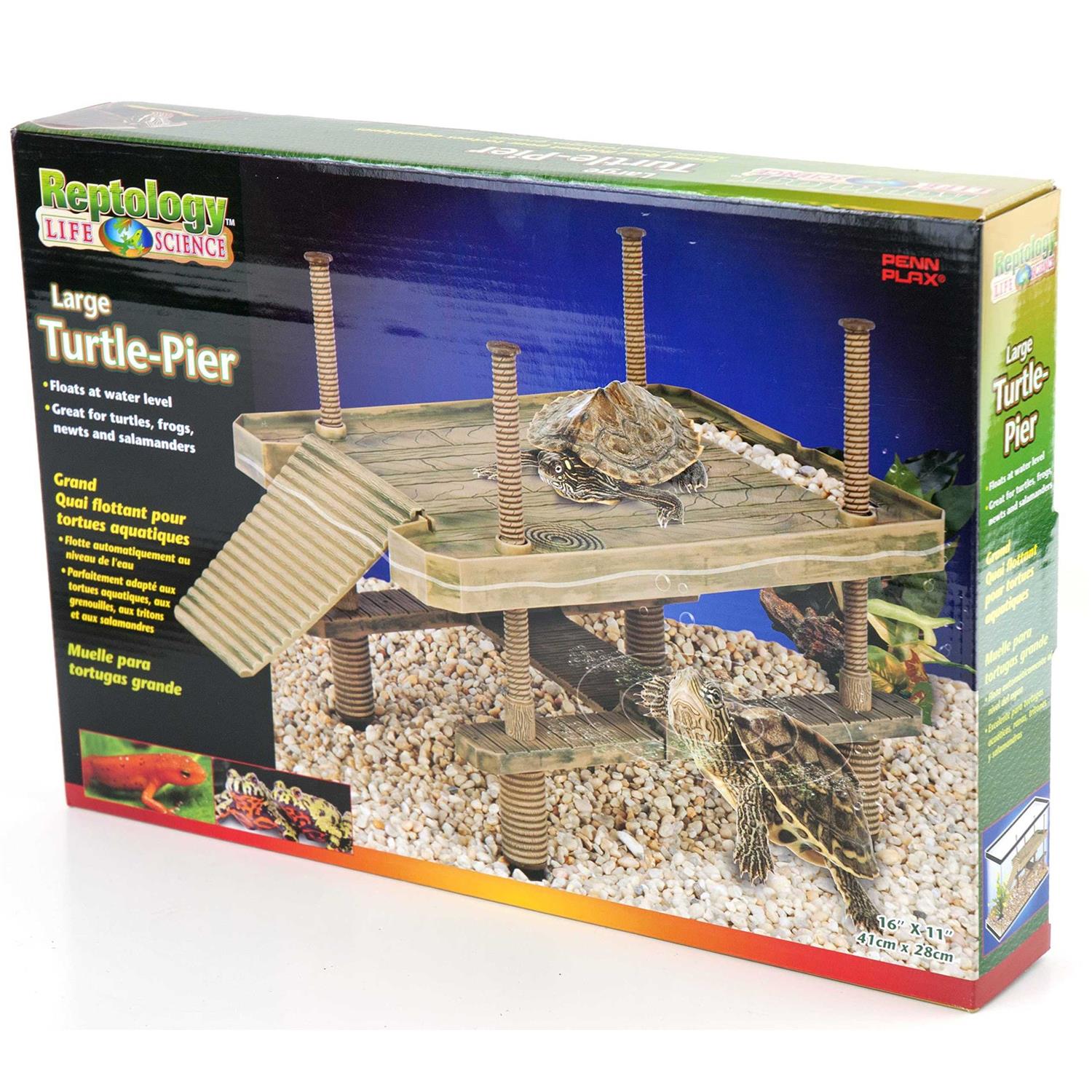 Penn-Plax Reptology Floating Turtle Pier and Basking Platform - Nail Gallerys