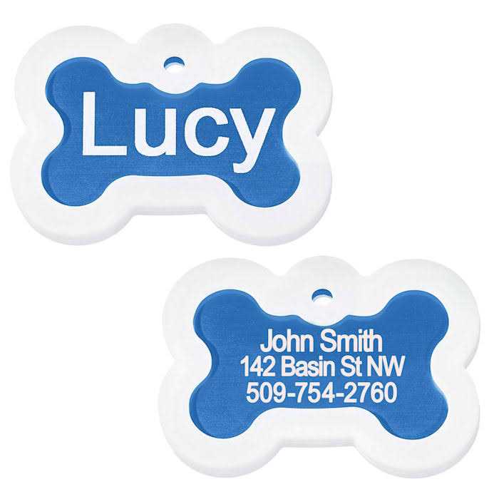 GoTags Anodized Aluminum Personalized Silencer Dog ID Tag - Nail Gallerys