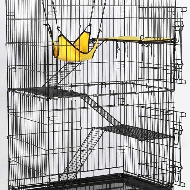 Yaheetech 4-Tier Metal Cat Cage - Nail Gallerys