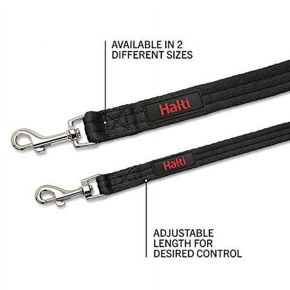 Halti Headcollar and Training Lead Combination Pack, Stop Dog Pulling on Walks with Halti, Includes Size Head Collar and Double Lead,Black - Nail Gallerys