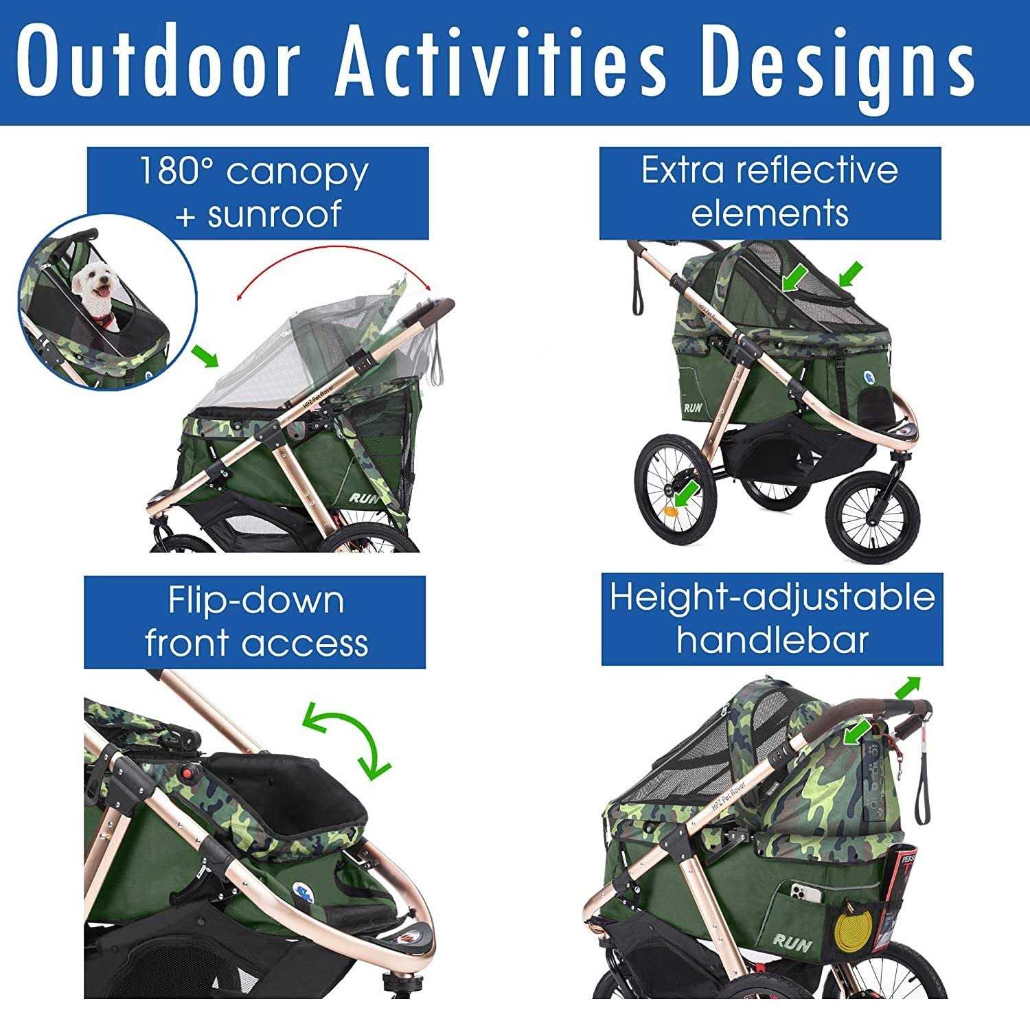 HPZ Pet Rover Run Jogging/Running Stroller - Nail Gallerys