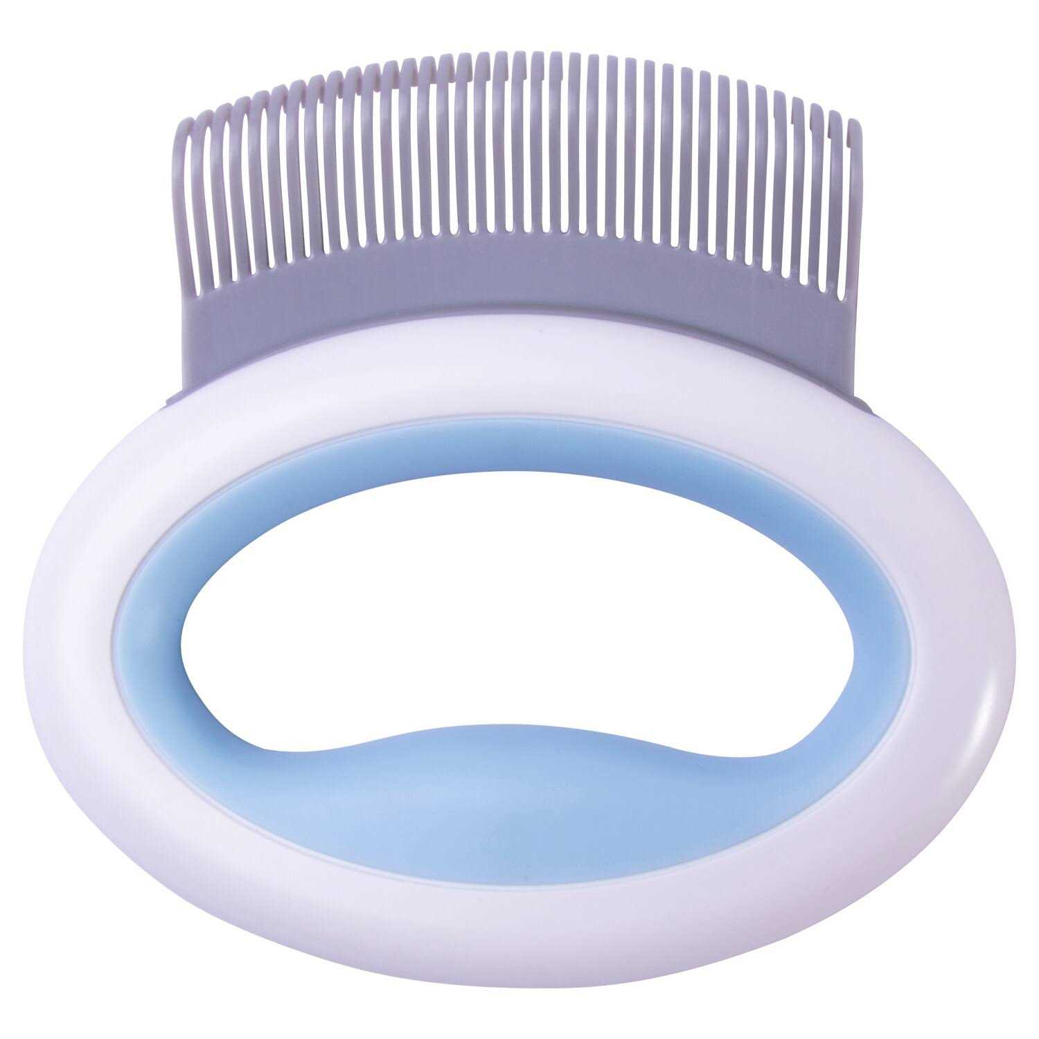 Pet Life Knuckler Handheld Travel Flexible Grooming Pet Rake Comb - Nail Gallerys