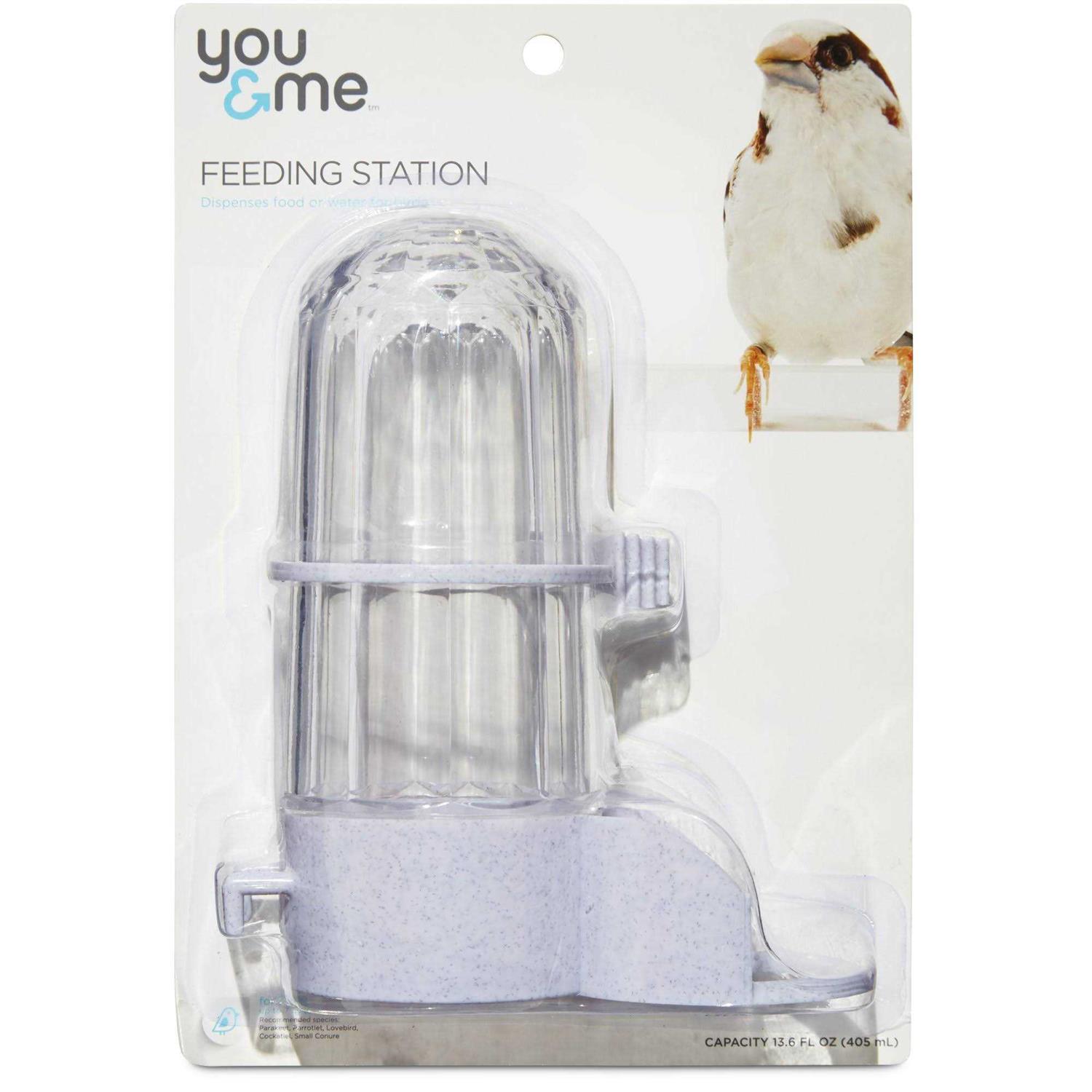 You & Me Jumbo Fountain White Bird Feeder - Nail Gallerys