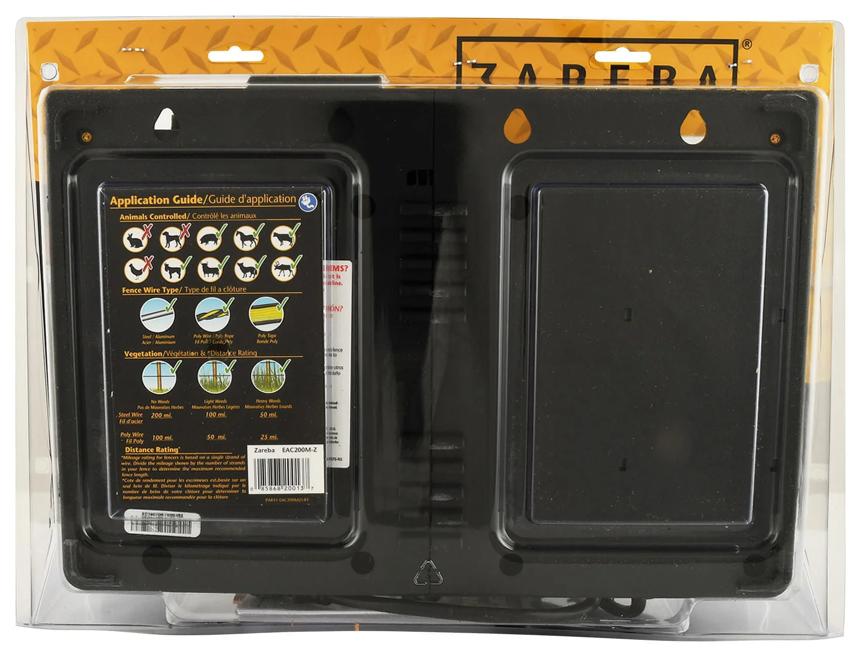 Zareba 200 Mile AC Low-Impedance Electric Fence Charger - Nail Gallerys