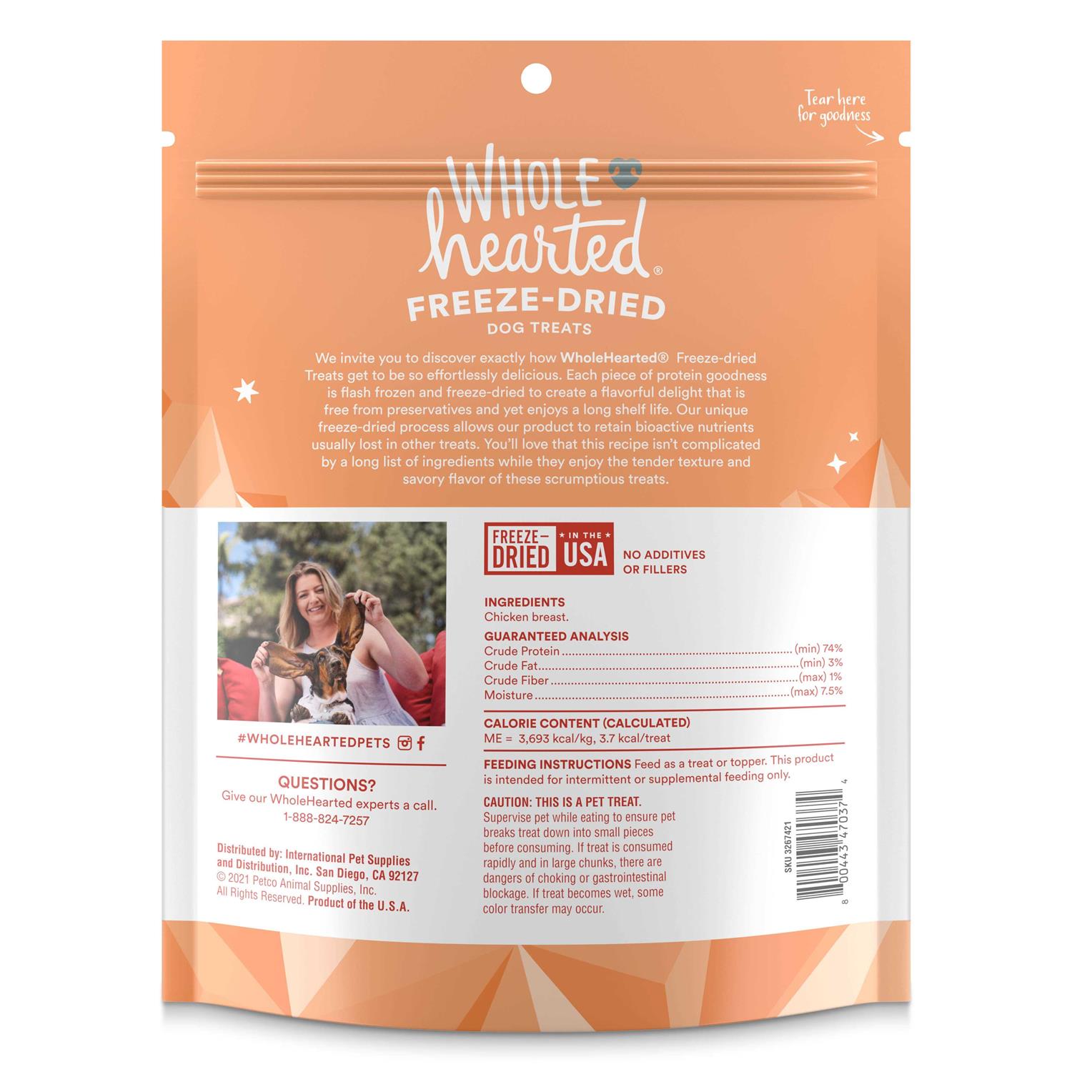 WholeHearted Chicken Breast Freeze Dried Dog Treats - Nail Gallerys