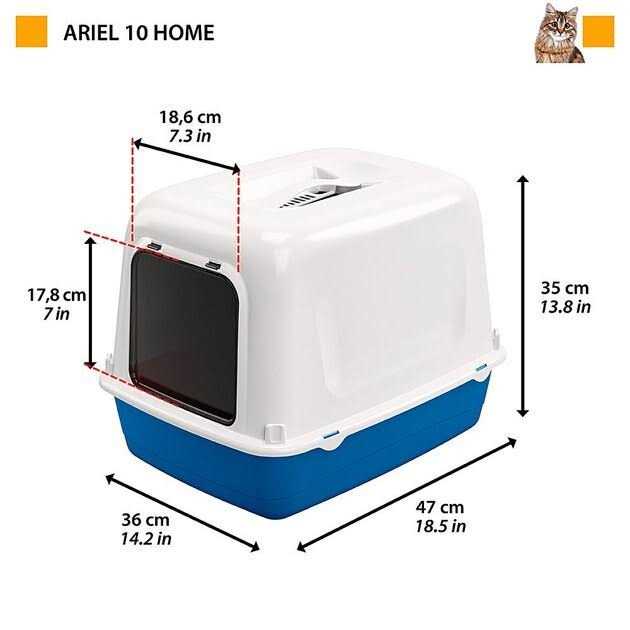 Ferplast Ariel Hooded Litter Box - Nail Gallerys