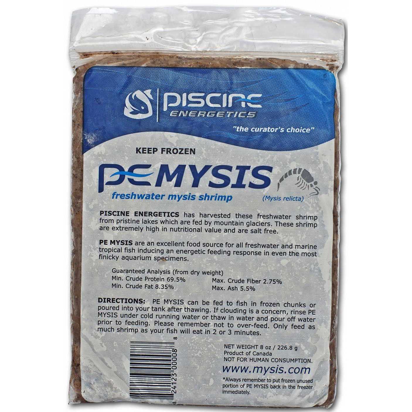 Piscine Energetics Frozen Mysis Shrimp Fish Food - Nail Gallerys