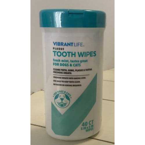 Vibrant Life Plaque Tooth Wipes for Cats & Dogs - Nail Gallerys